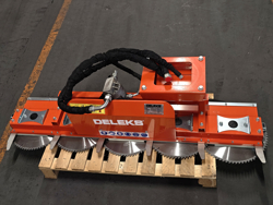 circular saw blade attachment for excavators and hedge cutters cutter5