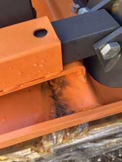 snow plow for up to 3 0 ton skid steer loaders ln 175 m REFURBISHED 8