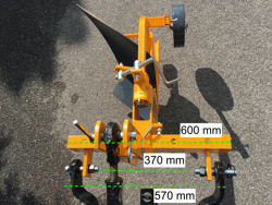 charrue monosoc dp 18 pour micro tracteur type iseki kubota