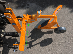 charrue monosoc dp 18 pour micro tracteur type iseki kubota