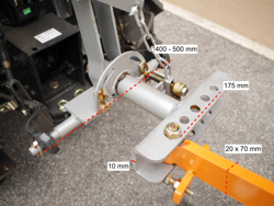 charrue réversible drp 25 pour micro tracteur