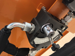 broyeur de branches hydraulique à tambour dk 1300 pour tracteur copeaux et brf