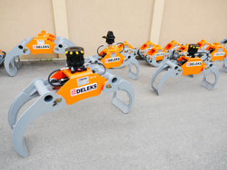 grappin à bois avec rotateur 360 continue modèle dk 16 gr 55ff