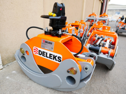 grappin avec rotateur 3 tonnes pour pelles et grues mod dk 16 gr 30f