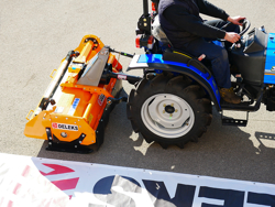 rotovator mélangeur de litière pour tracteur pavo 140