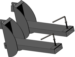 attelage chariot élévateur 100l