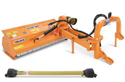 broyeur d accotement polyvalent alce 140 avec cardan