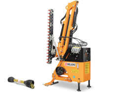 epareuse hydraulique pour tracteur avec broyeur ou taille haie mod airone 180 tr