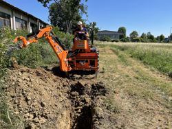 pelle rétro universelle pour tracteur drs 2000t