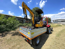 remorque tri benne agricole pour tracteur 2 tonnes modèle rm 14 t3