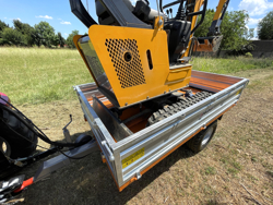 remorque tri benne agricole pour tracteur 2 tonnes modèle rm 14 t3