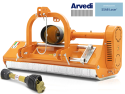 broyeur à marteaux déportable lynx sp120 pour kubota iseki solis