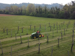 broyeur à marteaux déportable lynx sp120 pour kubota iseki solis