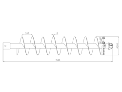 meche diametre 30cm zhd 245/305