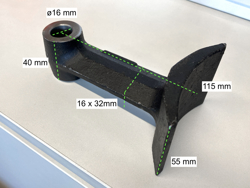 broyeur hydraulique pour mini pelle de 80cm modèle arm 80