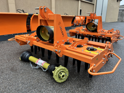 herse rotative avec rouleau kr 160 pour tracteur