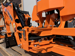 pelle rétro universelle pour micro tracteur drs 1000