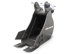 godet pour mini pele m180 bhb 200