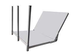 plateau troncs bois md400