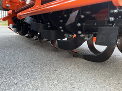 rotovator série lourde pour tracteur largeur de travail 200cm mod dftr 200