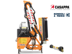 epareuse hydraulique pour tracteur avec broyeur ou taille haie mod airone 100