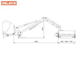 epareuse hydraulique pour tracteur avec broyeur ou taille haie mod merlo