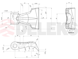 broyeur d accotement giraffa150 pour tracteur fruitier deleks