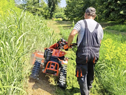 motoculteur reversible sur chenilles moteur kama