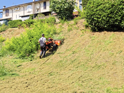 motoculteur reversible sur chenilles moteur loncin essence