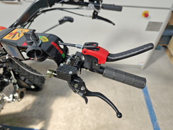 motoculteur reversible sur chenilles moteur loncin essence