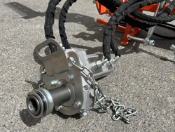 epareuse hydraulique pour tracteur avec broyeur ou taille haie mod merlo