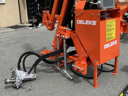 epareuse hydraulique pour tracteur avec broyeur ou taille haie mod merlo
