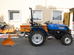 enkelplog med hjul for traktorer som yanmar iseki dp 20