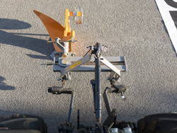 enkelplog med hjul for smale traktorer dp 35