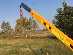 hydraulisk kran for små traktorer el 200
