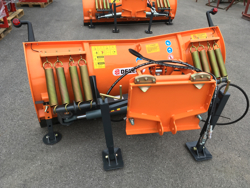 frontalt snøblad med universell plate for traktor ln 175 a