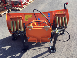frontalt snøblad med universell plate for traktor ln 200 a