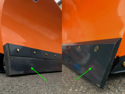 frontalt snøblad med universell plate for traktor ln 200 a