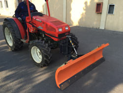 frontal snøblad med plate lns 210 a