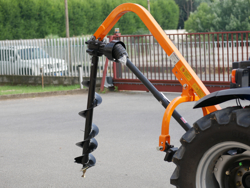 jordborr til traktor med pto aksel mod l 50