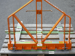 pallegaffler for landbrukstraktorer d 700