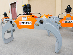 tømmerklo med fast rotor for hurtigfeste dk 16 gr 55ff