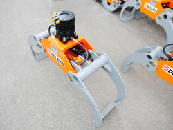 tømmerklo med fast rotor for hurtigfeste dk 16 gr 55ff