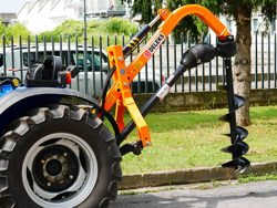 jordborr for traktor med hydraulisk system l 50h