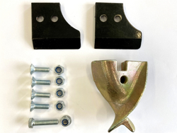 2 kniver spiss for jordborr ø10cm