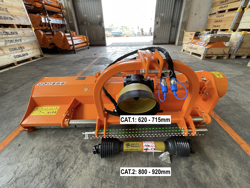 slagklipper med hydraulisk sideforskyvelse for traktorer mod jaguar 170