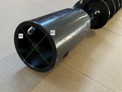 ekstra spiss 10cm for jordbor med kniver zhd