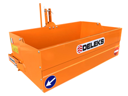 manuell transport skuffe for traktor bucket 120 l