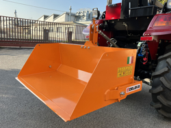 manuell transport skuffe for traktor bucket 120 l