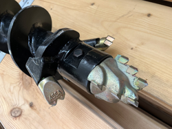 ekstra spiss 15cm for jordborr med kniver zhd 245/305
